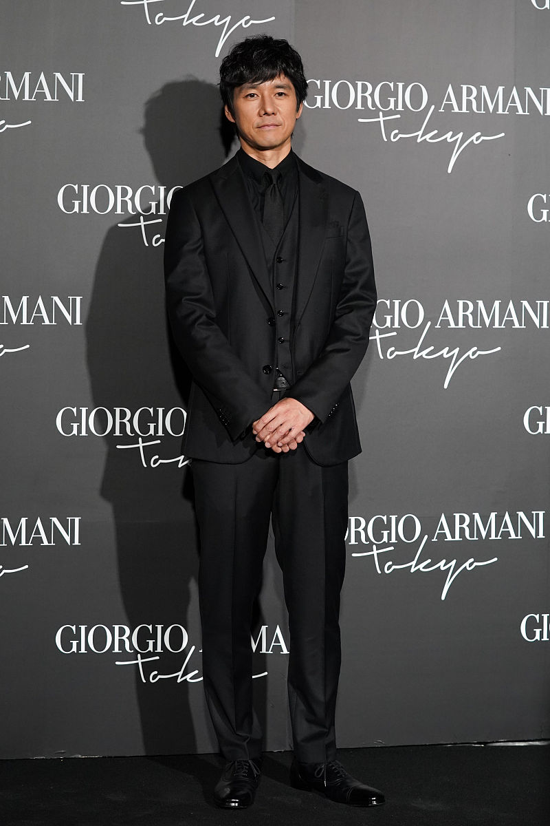 当地时间2019年5月24日,日本东京,明星出席giorgio armani2020早春度