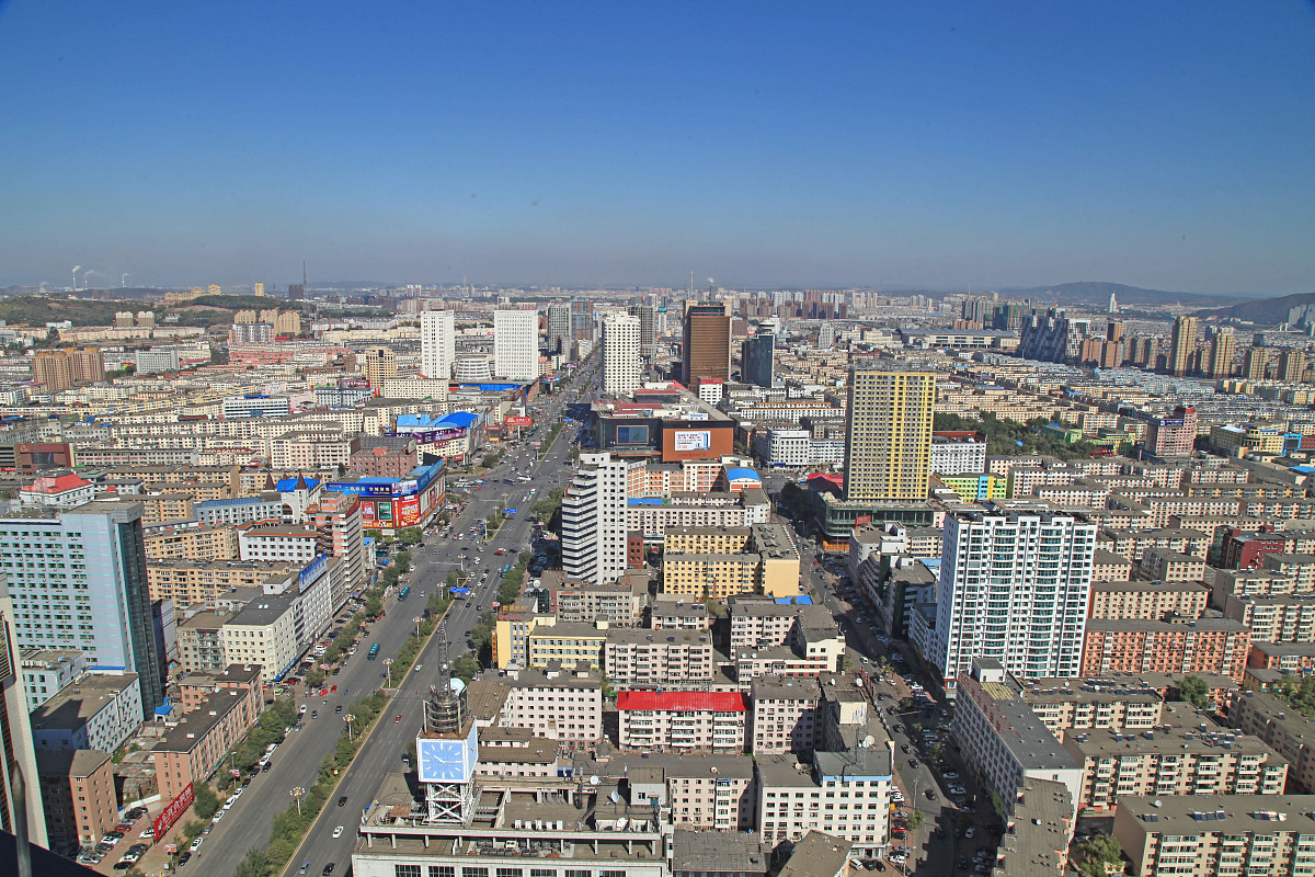 ***_***2014年9月28日,吉林省吉林市,北国江城吉林市市区中心建筑风光