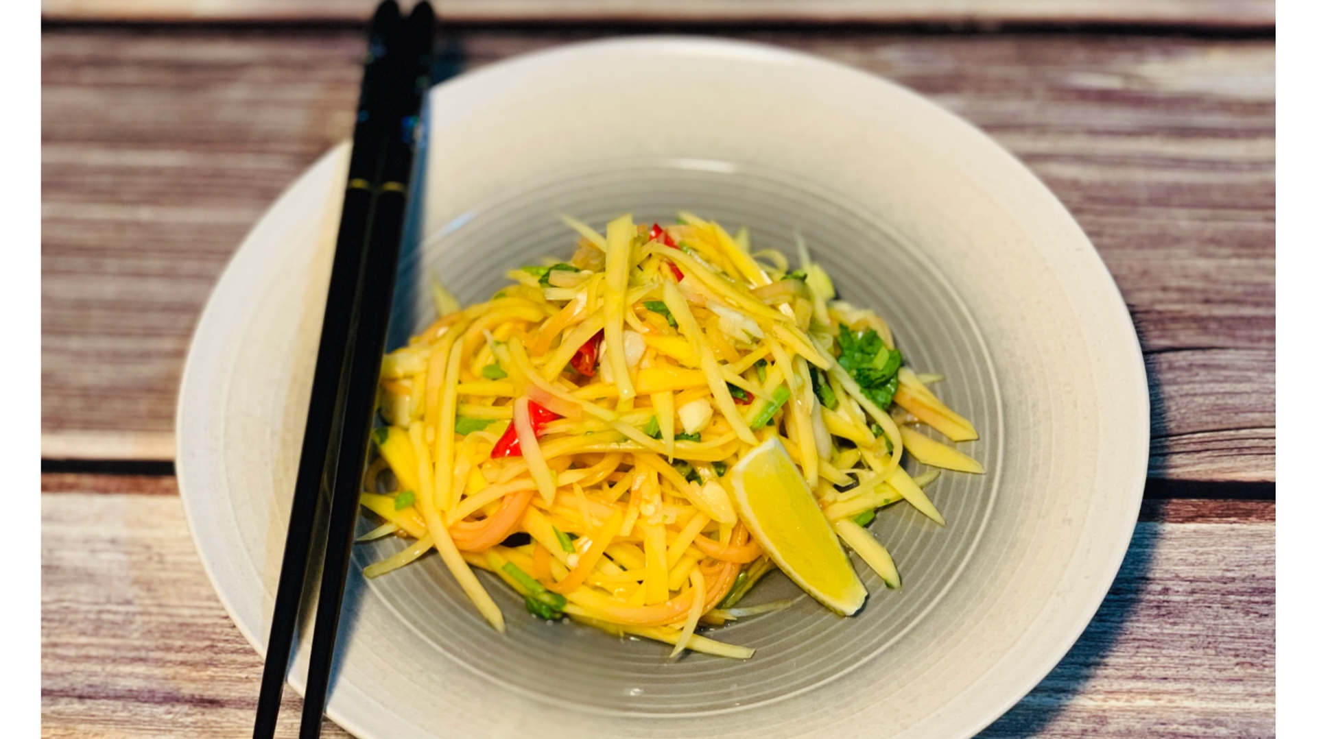 好吃不腻的泰式木瓜沙拉～家庭版简单好做