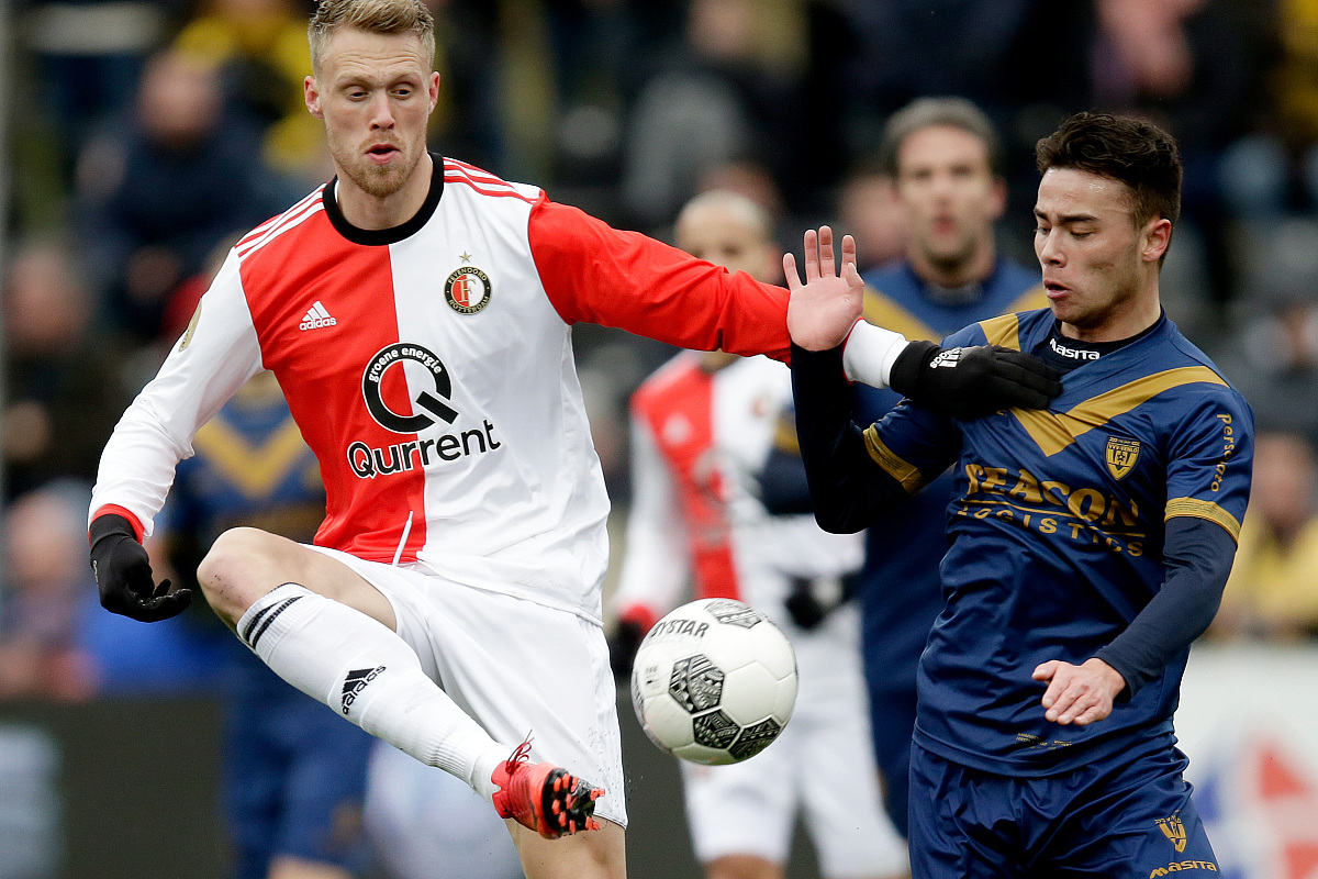 venlo, netherlands - february 4: (l-r) nicolai jorgensen of feye