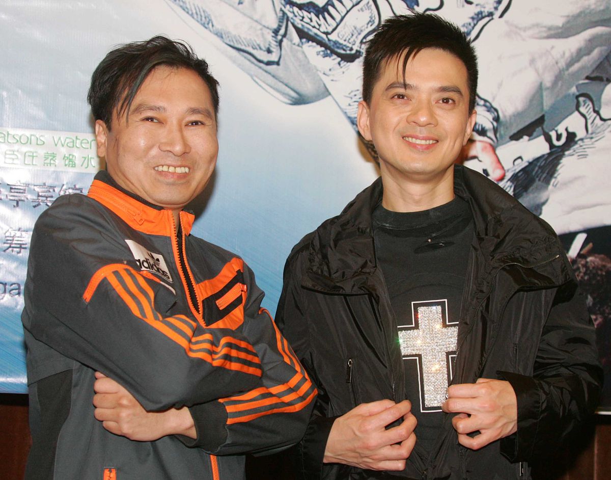 2006年3月26日,上海,达明一派举行演唱会新闻记者会. +++_+++达明一派