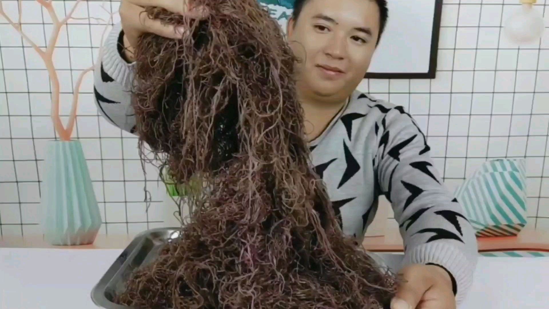 试吃长得像头发的“海发菜”,用来做汤,难道错了吗
