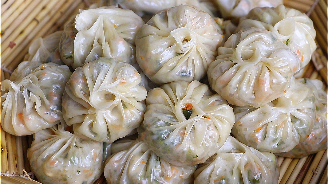 这菜多给孩子吃,高蛋白高维生素,不用和面做懒人包子,太香了