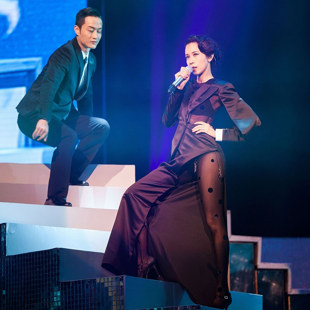 2014年02月21日,浙江省杭州市,莫文蔚"莫后年代"巡回演唱会杭州站演出