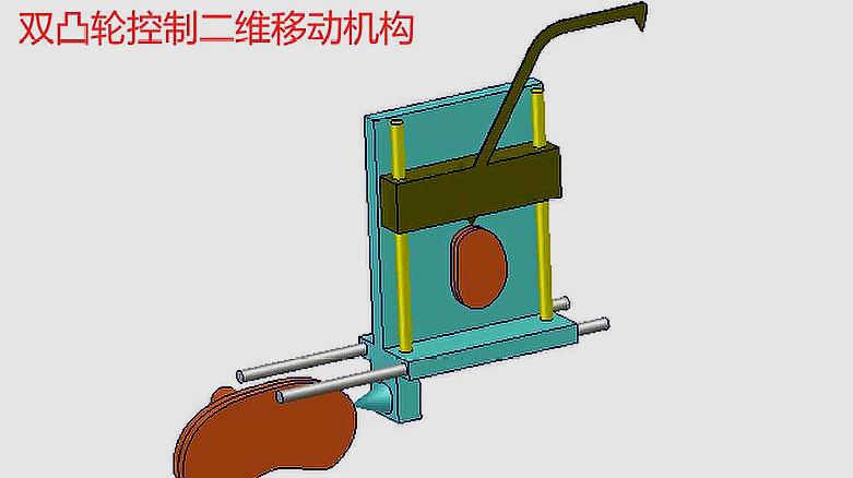 [图]你一眼就能看懂的机械原理——双凸轮控制二维移动机构