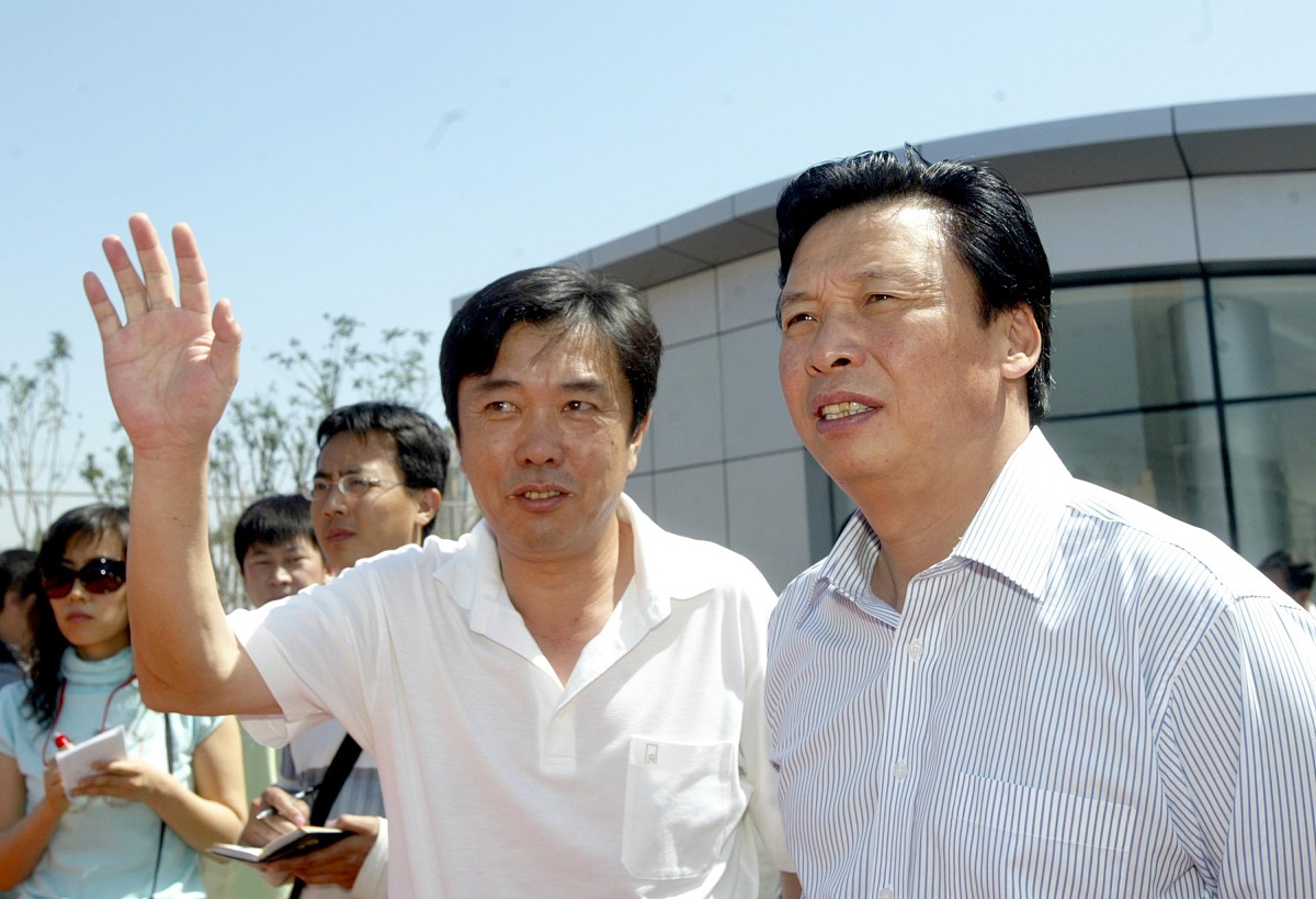 2007年6月6日,中国辽宁沈阳,北京奥组委官员视察2008北京奥运会沈阳赛