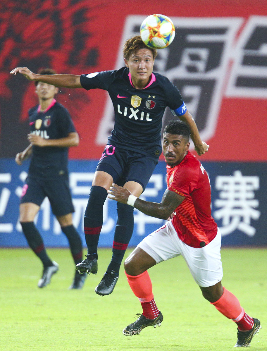 2019年8月28日,广东广州,2019亚冠1/4决赛首回合,广州恒大淘宝0-0鹿岛