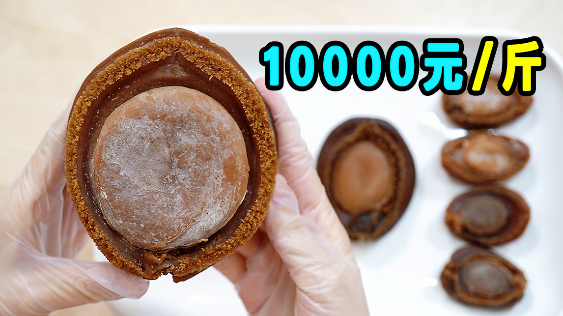 试做最名贵的4种鲍鱼,煮了一个多星期,10000块1斤亏不亏?