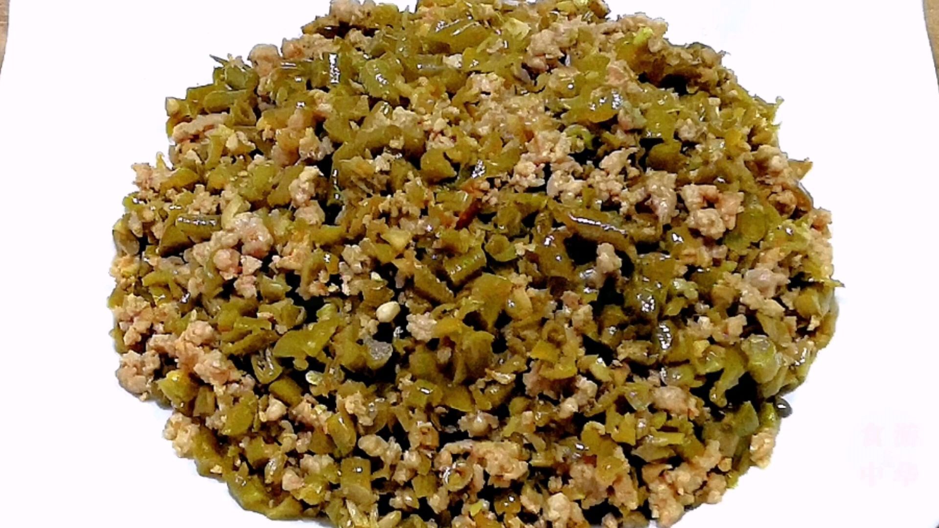 泡豇豆炒肉末这样做,开胃下饭,简单好做的一道菜