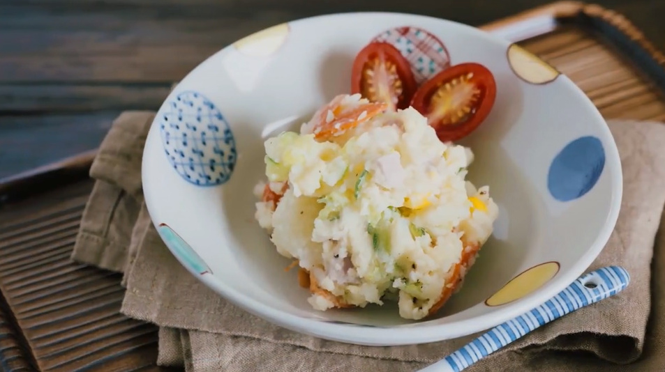 懒人料理:颜值超高的“日式土豆沙拉”,方法简单手残党必备!