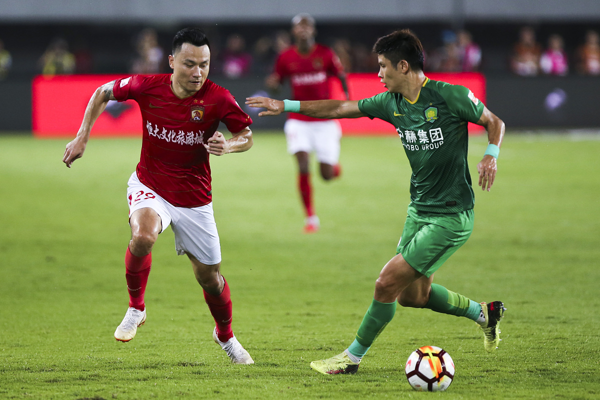 2018年9月14日,广东广州,2018中超第22轮,广州恒大淘宝1-0北京国安.**