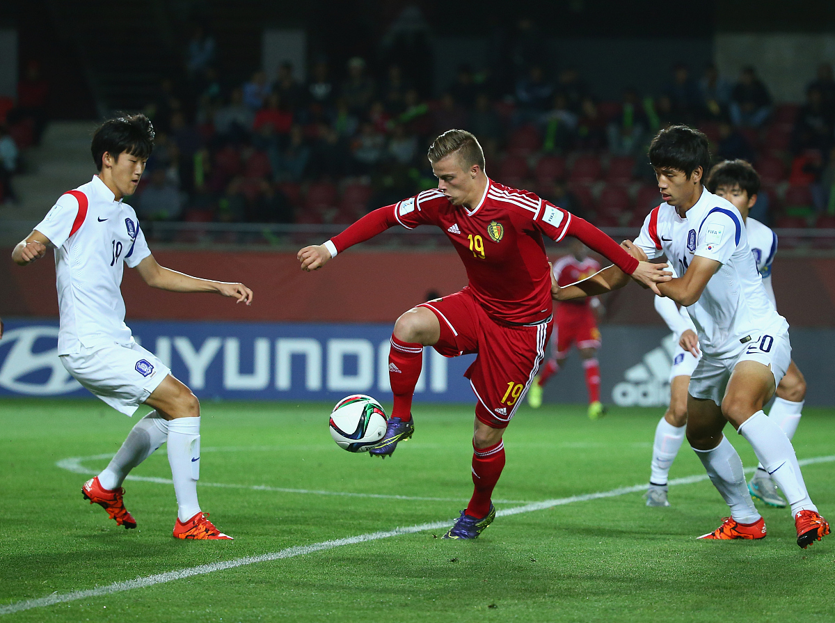2015年10月28日,智利,2015u17世界杯1/8决赛,韩国vs比利时.***_***la 