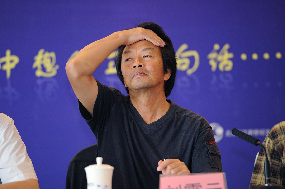 2012年8月7日,北京,刘震云小说《我不是潘金莲》北京首发.***_***刘震