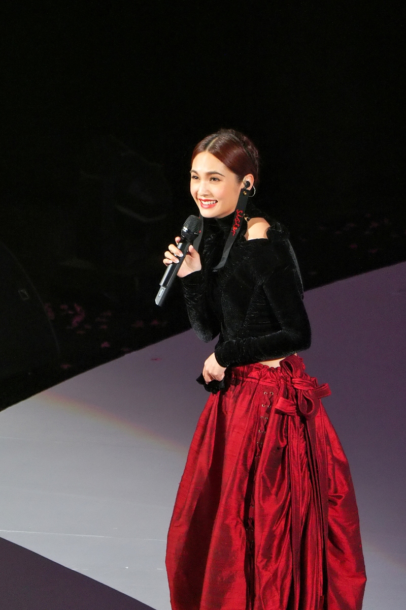 2018年10月13日,武汉,杨丞琳"青春住了谁"世界巡回演唱武汉站在光谷网
