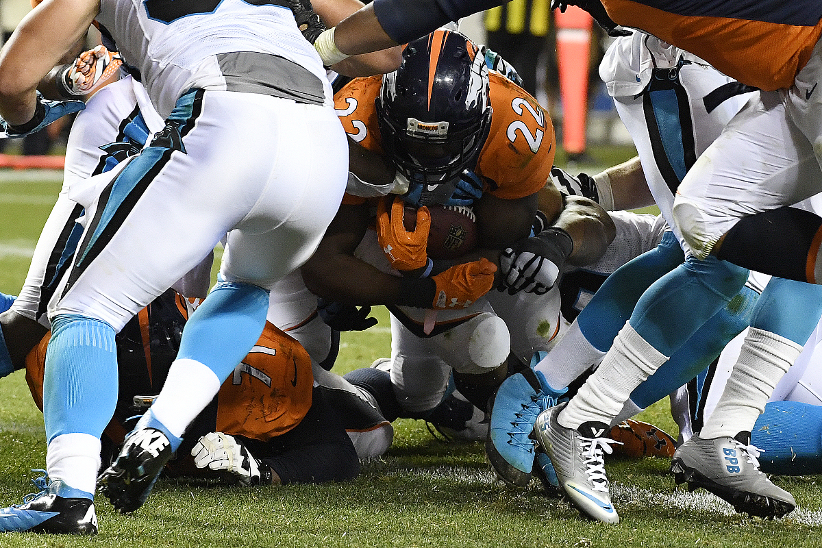 denver, co - september 08: running back c.<strong>j</strong>.