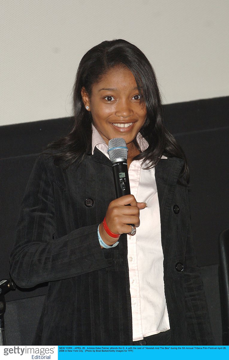 new york - april 26:  actress keke palmer attends the q & a with