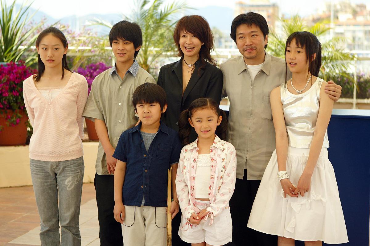 cannes, f<strong>r</strong>ance - may 13:  l to r (back row) actors momoko