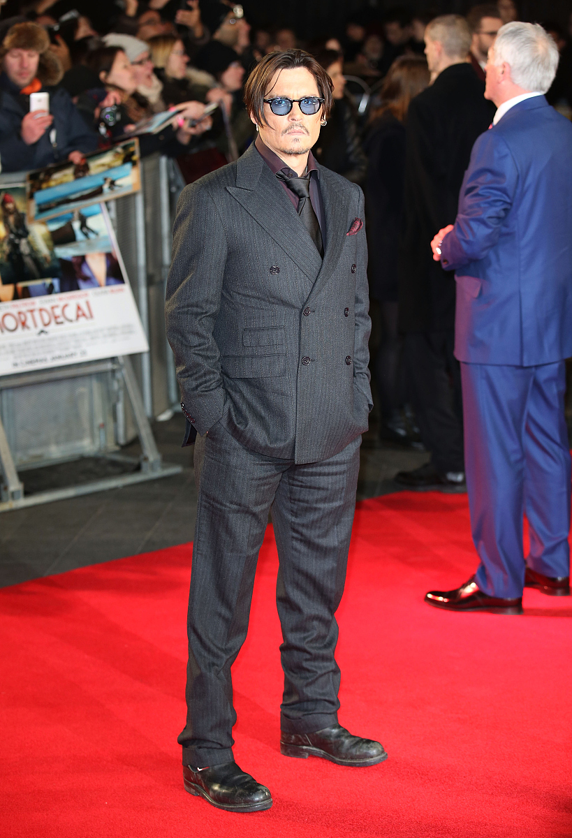 2015年1月20日讯,伦敦,当时时间1月19日,电影《贵族大盗》(mortdecai)