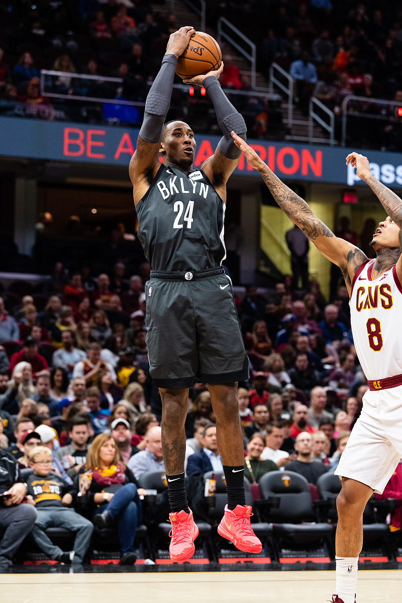 cleveland, oh - october 24: rondae hollis-jefferson #24 of the b