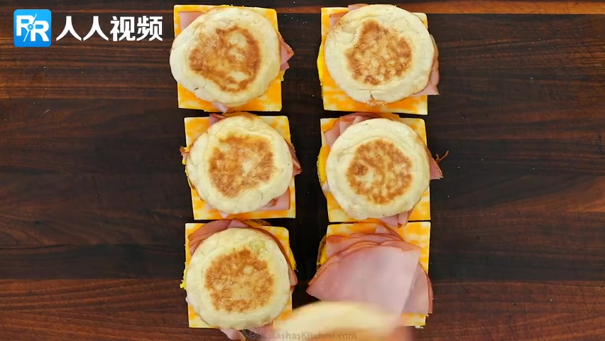 自制美味营养早餐三明治 冷冻后加热即食!