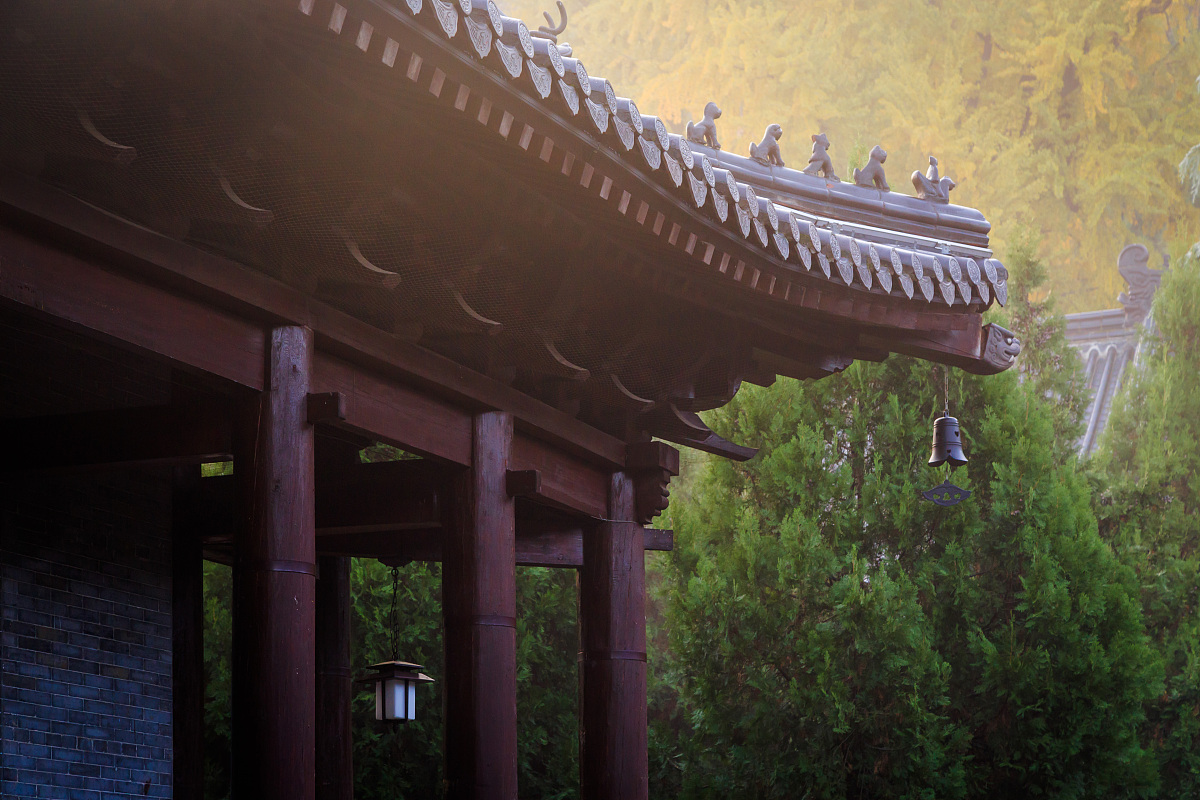 2018年10月,陕西西安,终南山古观音禅寺.***_***西安秦岭终南山网红寺