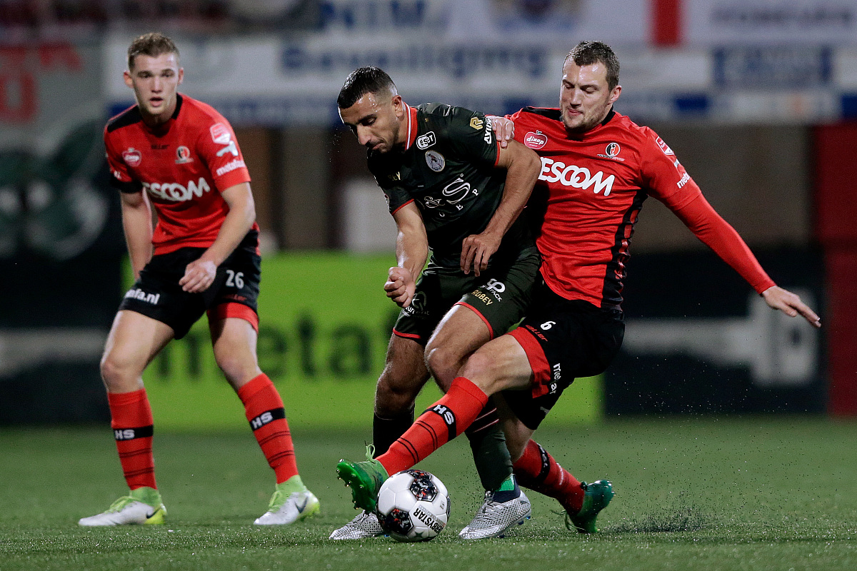 helmond, nethe<strong>r</strong>lands - november 30: (l-r) youssef el kachati of