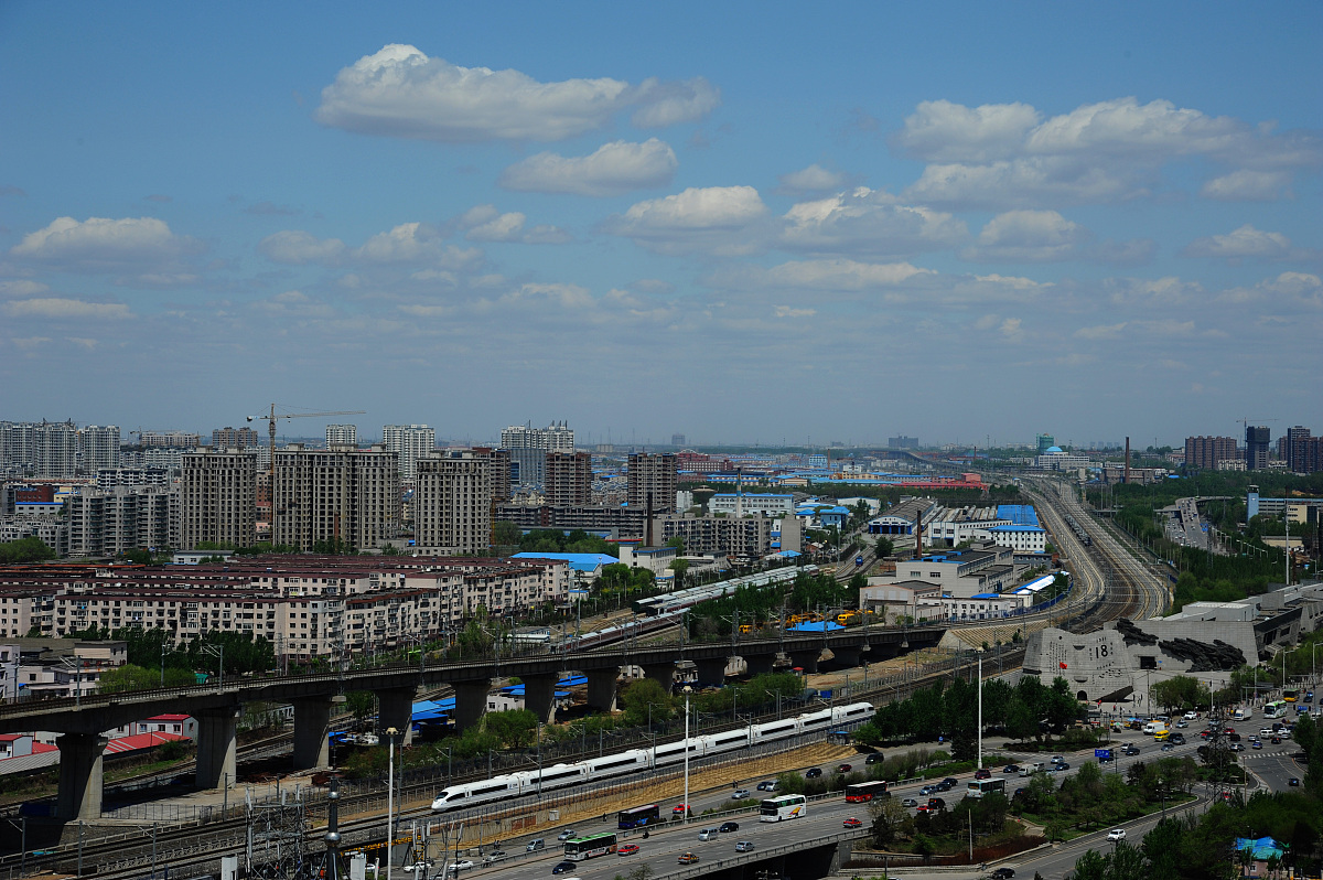 2013年06月04日,辽宁省沈阳市,***_***一列crh380b型动车组在哈大高铁