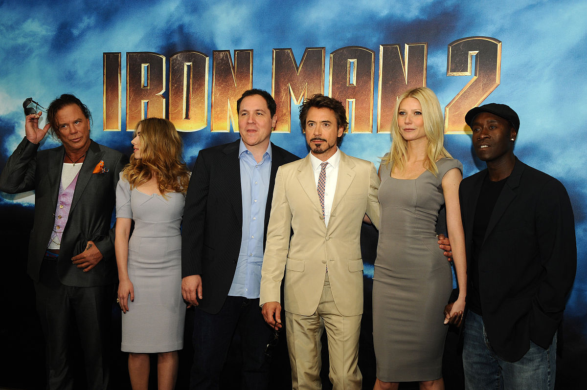 2010年4月24日讯,洛杉矶,电影《钢铁侠2》(iron man 2)记者会当地时间