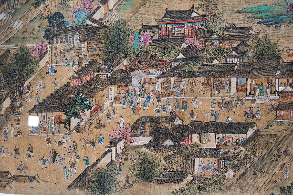 ***_***2015年5月14日,广东深圳,明朝大画家仇英创作的《清明上河图》