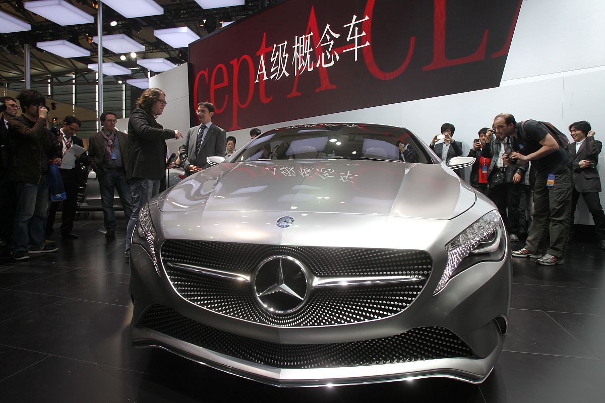 ***_***20114月19日,上海国际车展,奔驰全球首发a级概念车.a级概念车