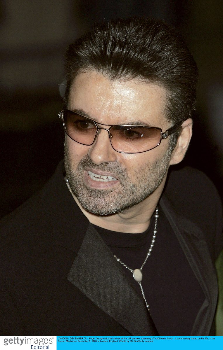 london - december 05:  singer george michael arrives at the vip 