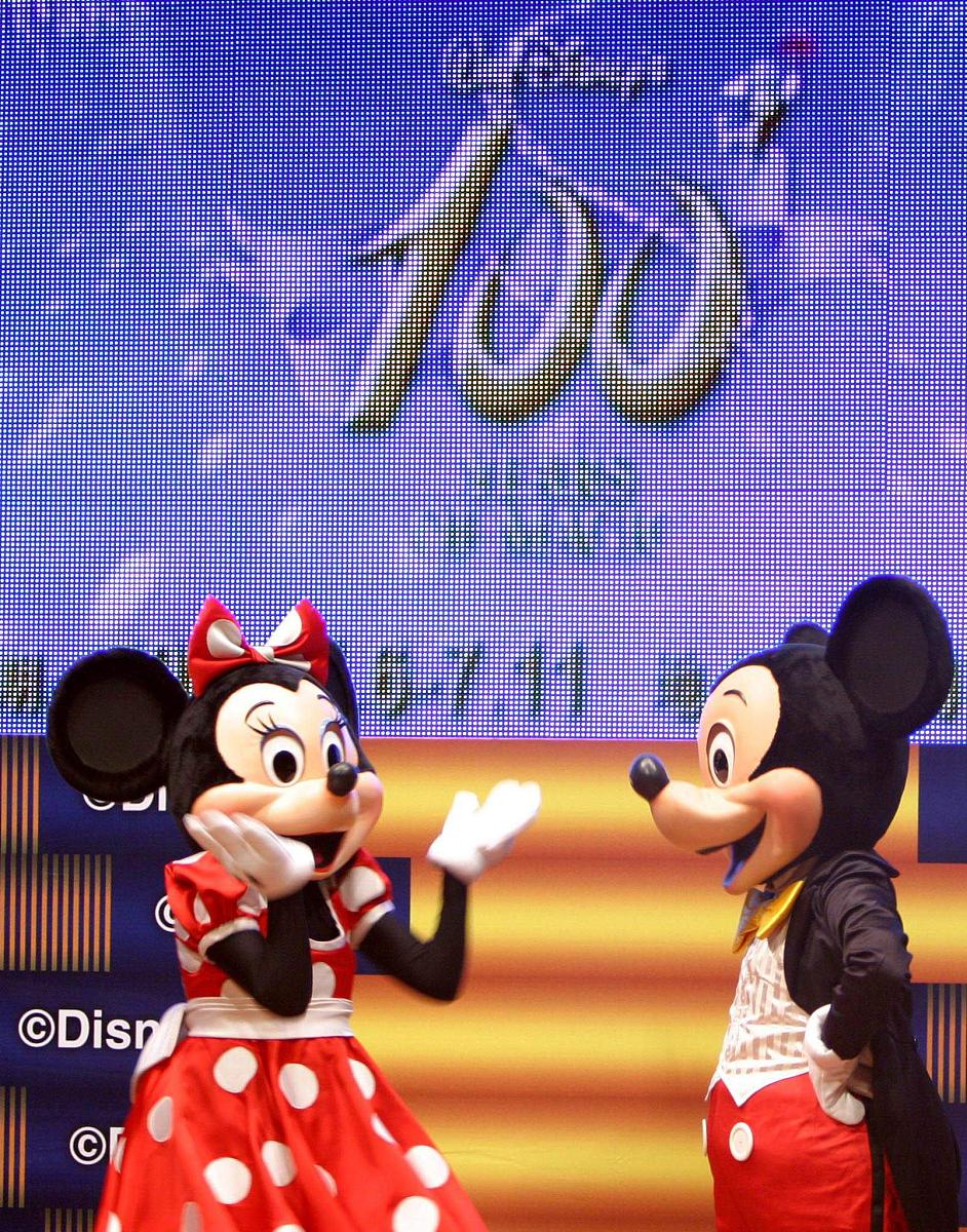 迪士尼经典卡通人物：米奇、唐老鸭、花木兰等