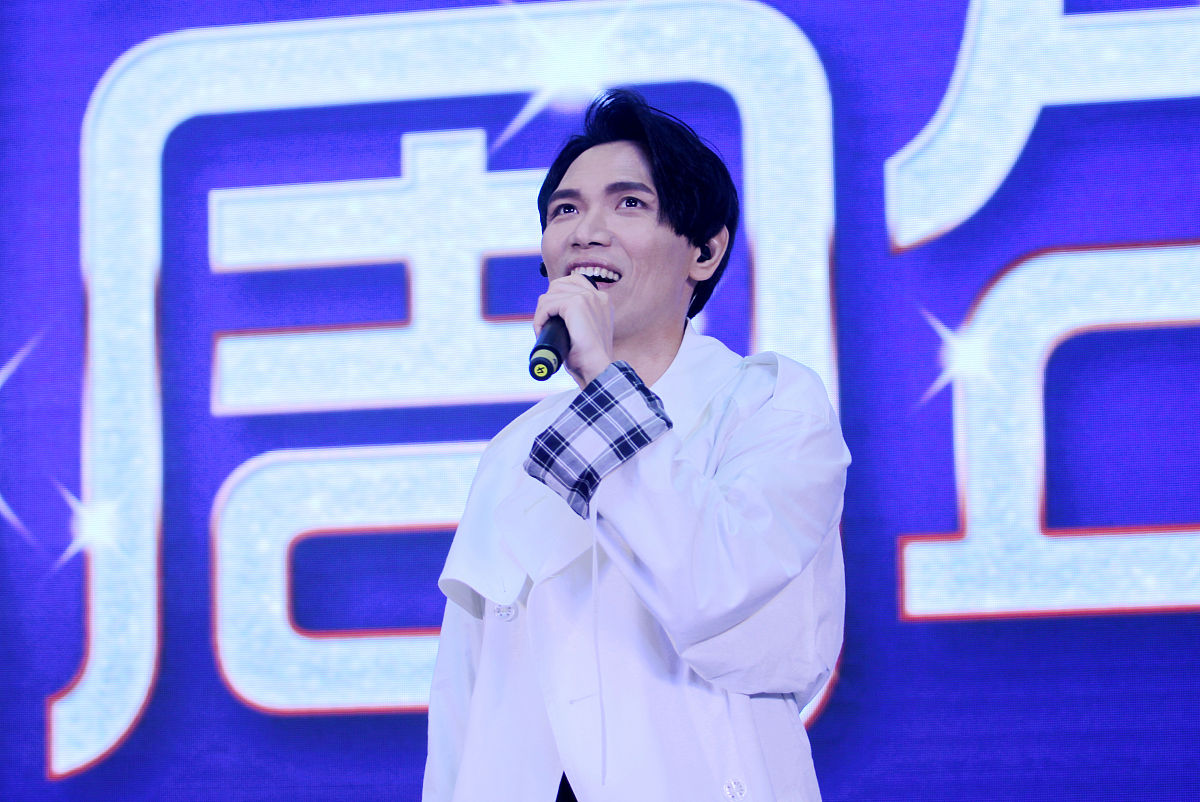 2018年9月1日,武汉,台湾歌星杨宗纬出席商家周年店庆活动.杨宗纬.