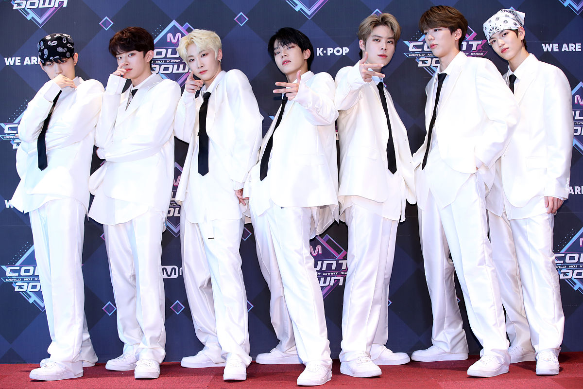 2019年9月19日,韩国首尔,明星参加《m! countdown》节目彩排.(=1)   =