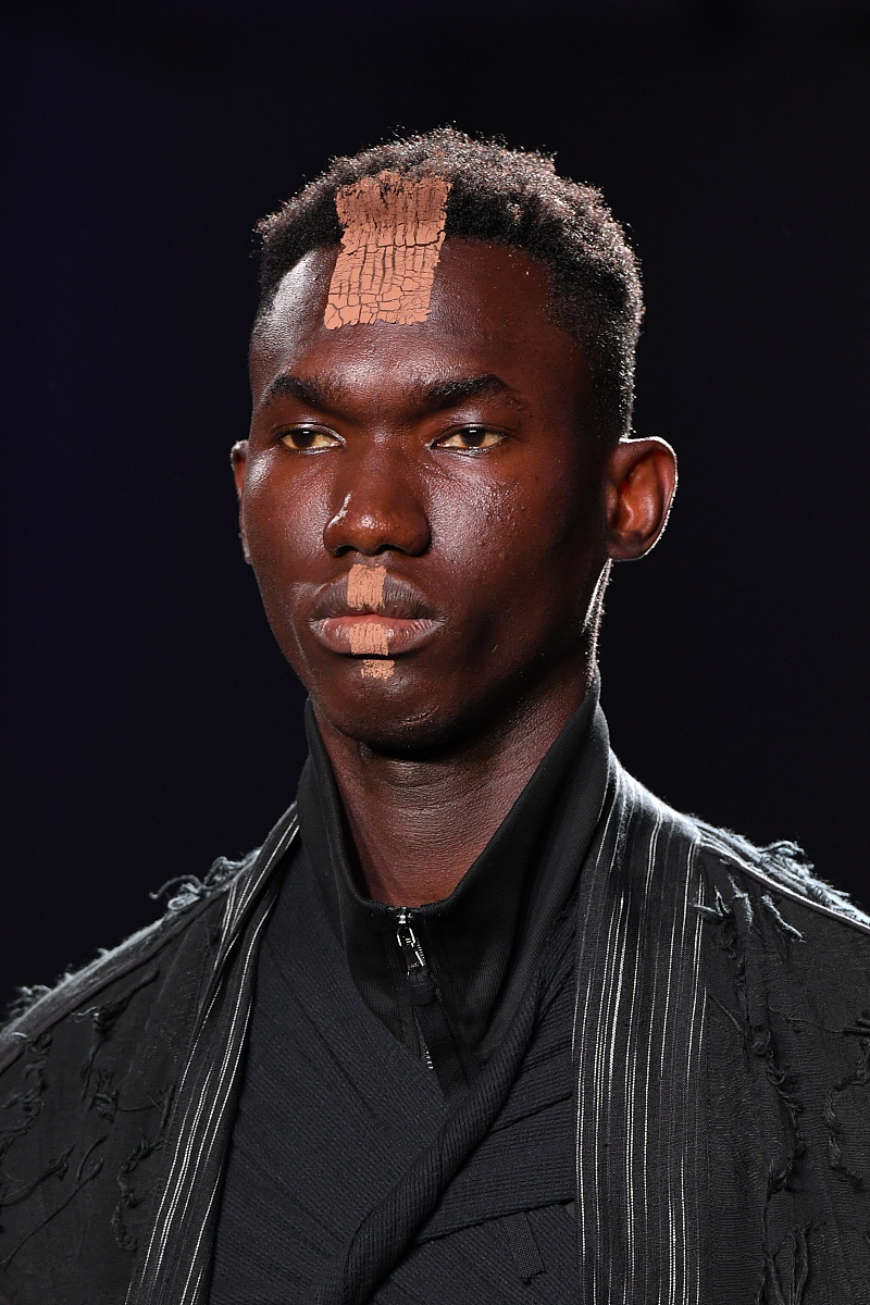 当地时间2018年7月11日,美国纽约,2019春夏纽约男装周:abasi rosborou