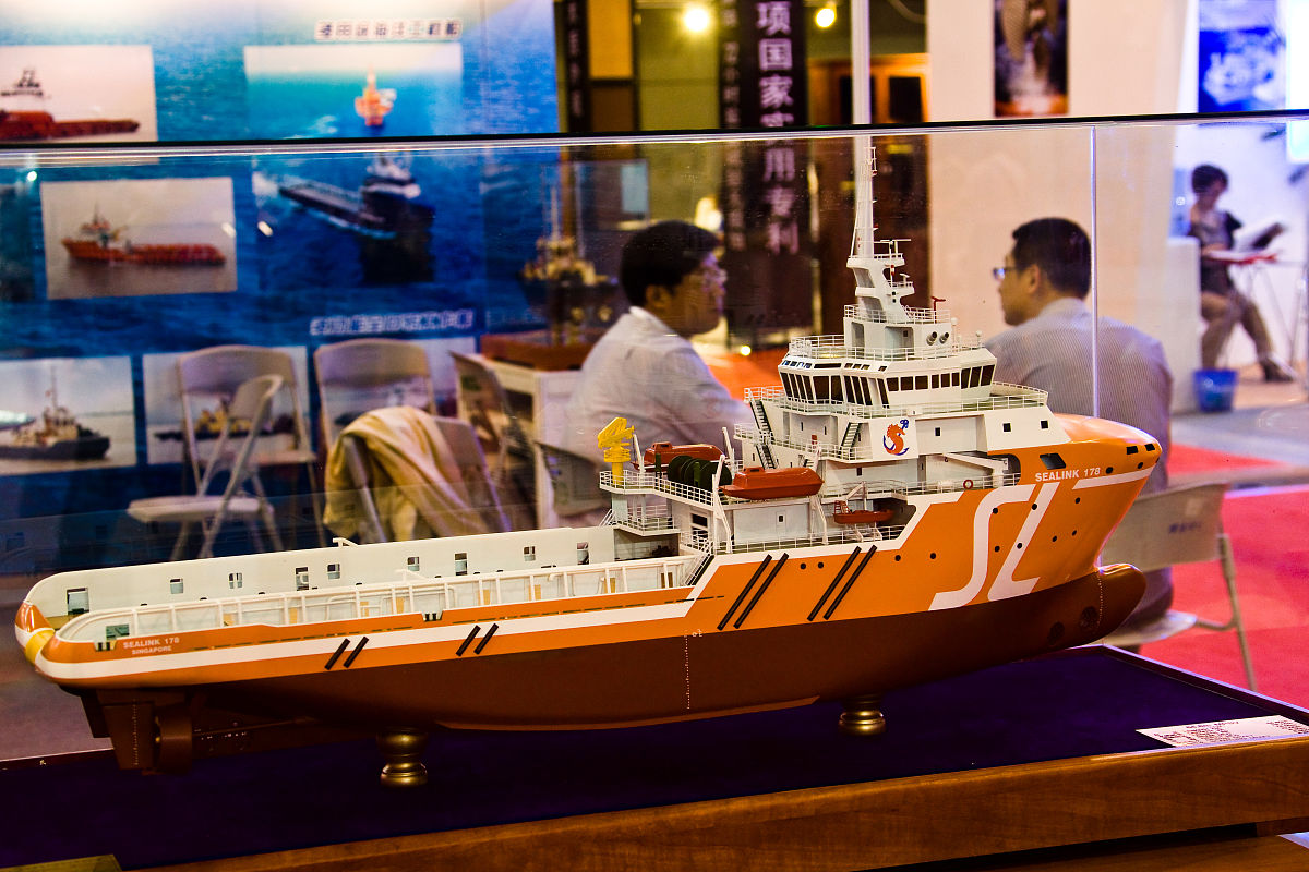 2013年05月16日,中船展暨海工展在南京国际博览中心展出.