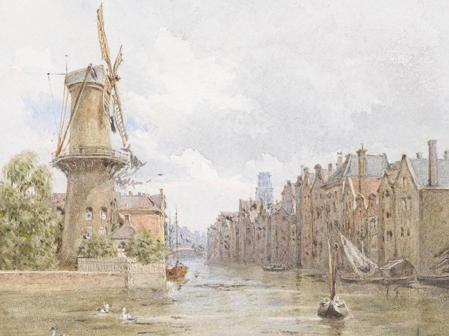 美图:水彩场景,欧式建筑插画集共同欣赏
