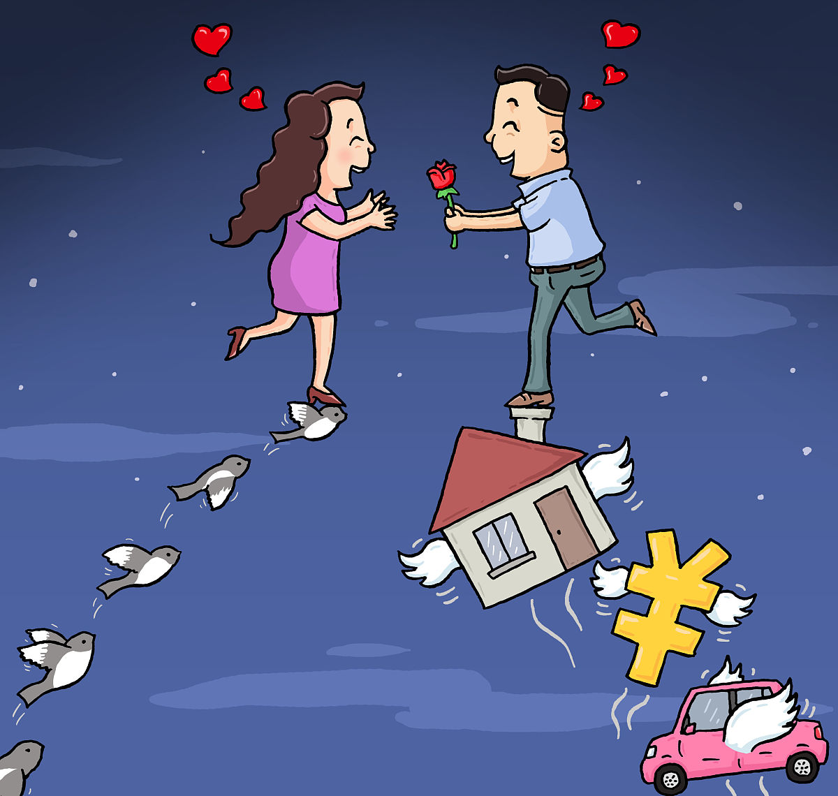 女孩朋友圈发姻缘类的是什么意思回答加拓展