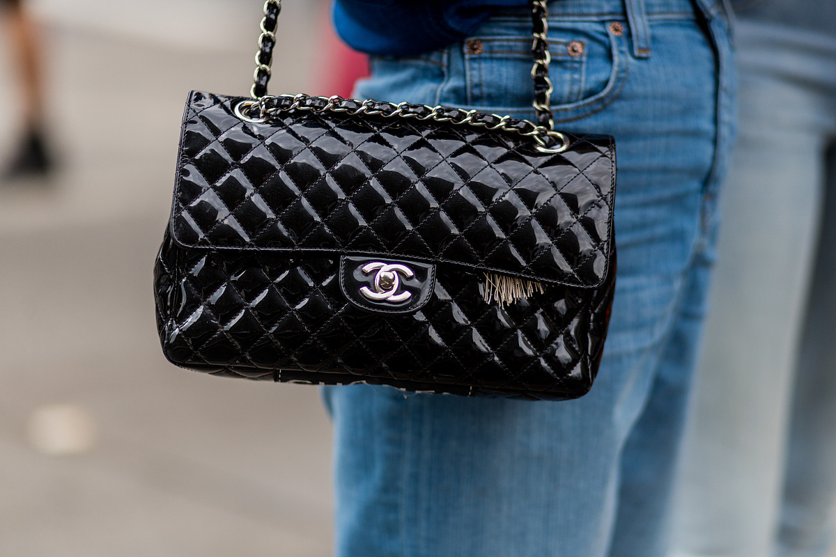 chanel woc包包配文字发帖