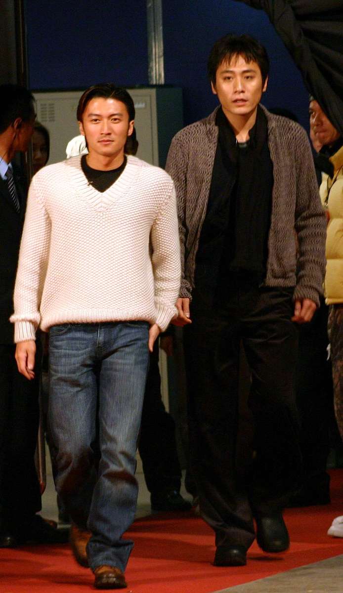 2005年12月15日,上海,《无极》剧组录制《可凡倾听》特别节目.谢霆锋,
