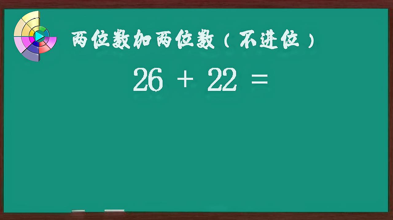 [图]一年级数学,两位数加两位数,不进位加法讲解