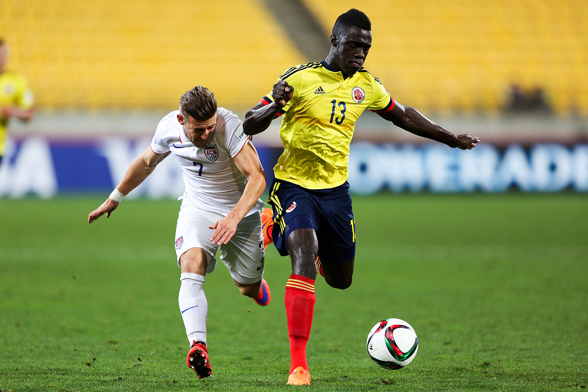 2015年6月10日,新西兰惠灵顿,2015u20世界杯1/8决赛,美国vs哥伦比亚.*