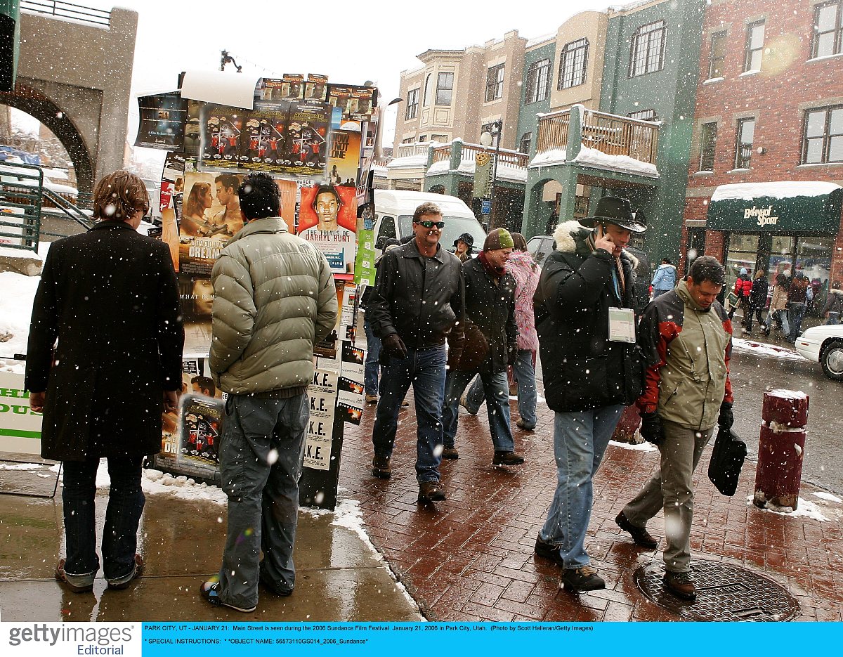 park city, ut - january 21:  main street is seen during the 2006