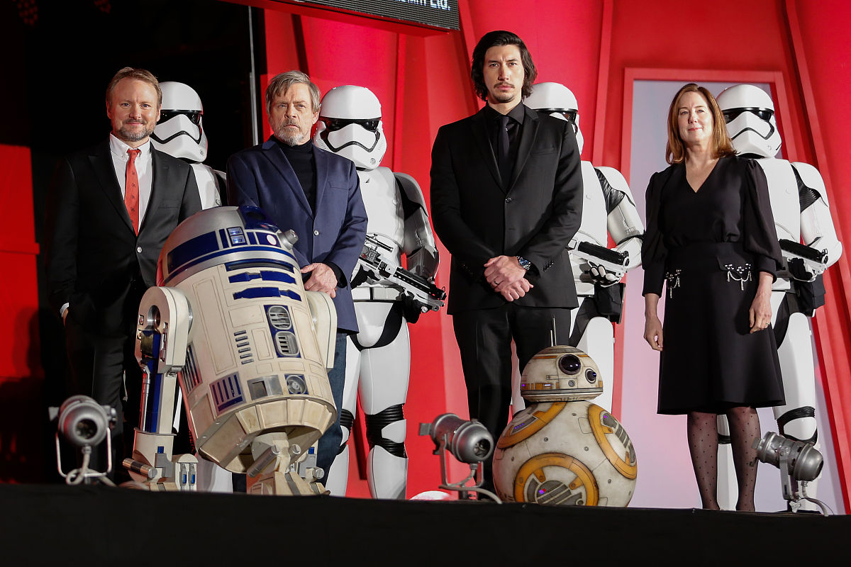 2017年12月6日,东京,电影《星球大战:最后的绝地武士 star wars: the 