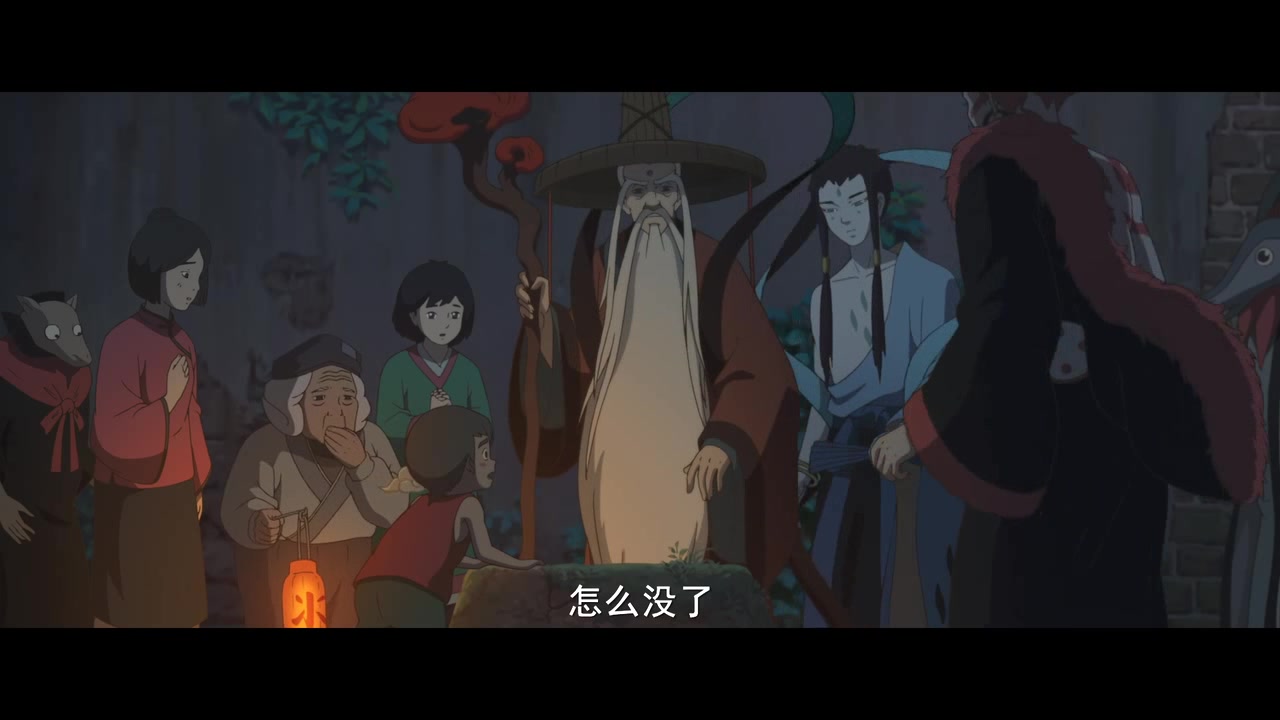 大鱼海棠:椿和湫将鲲放到井里,却被一个小孩子看见,差点出大事