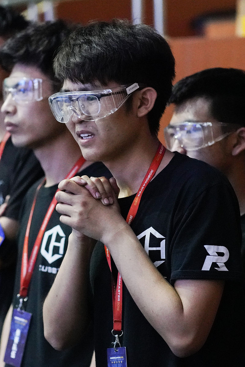 2019年5月25日,陕西西安,2019机甲大师赛中部分赛区16强:东北林业大学