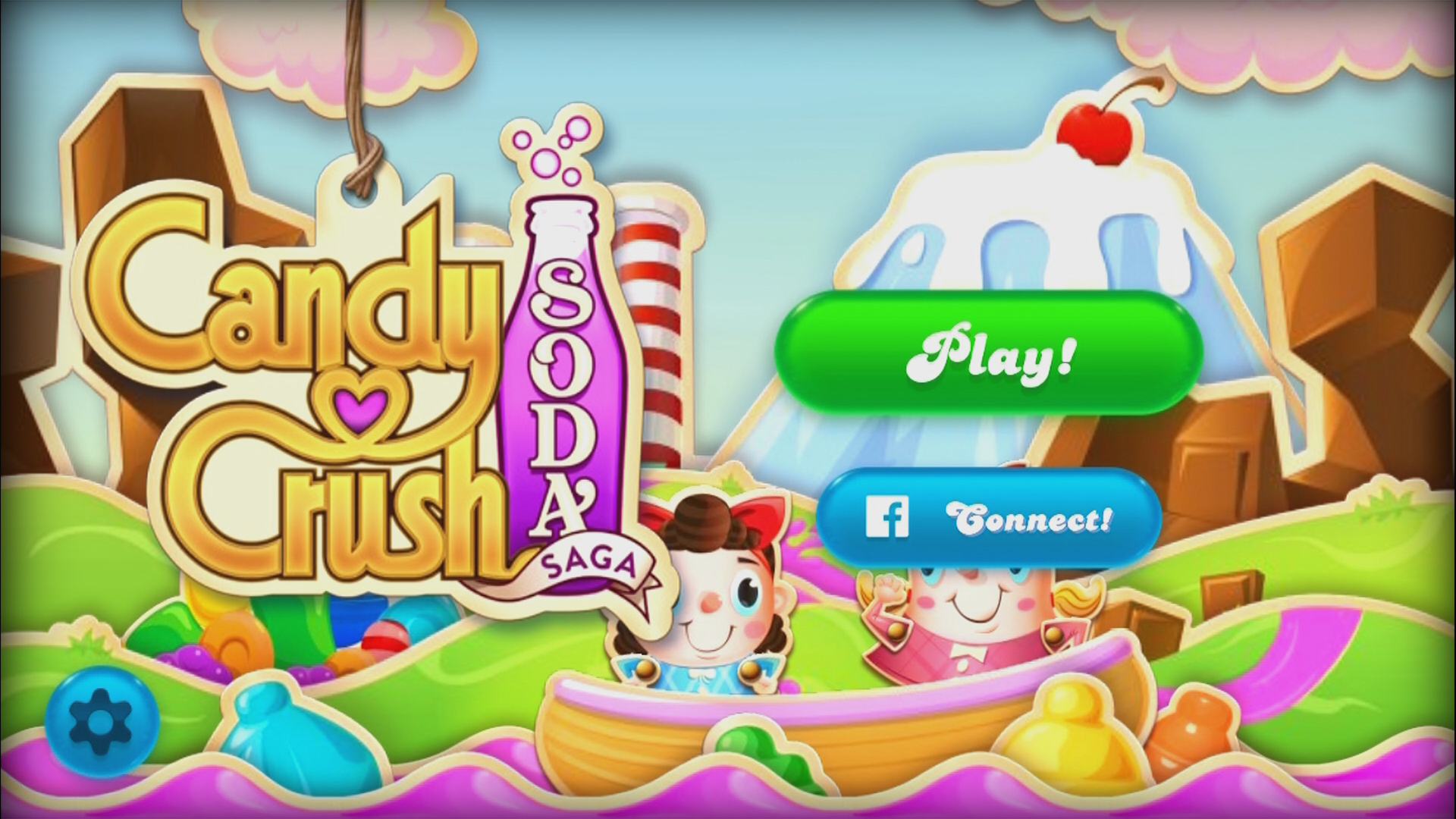 [图]糖果粉碎苏打传奇 Candy Crush Soda Saga Level 1-2 游戏演练