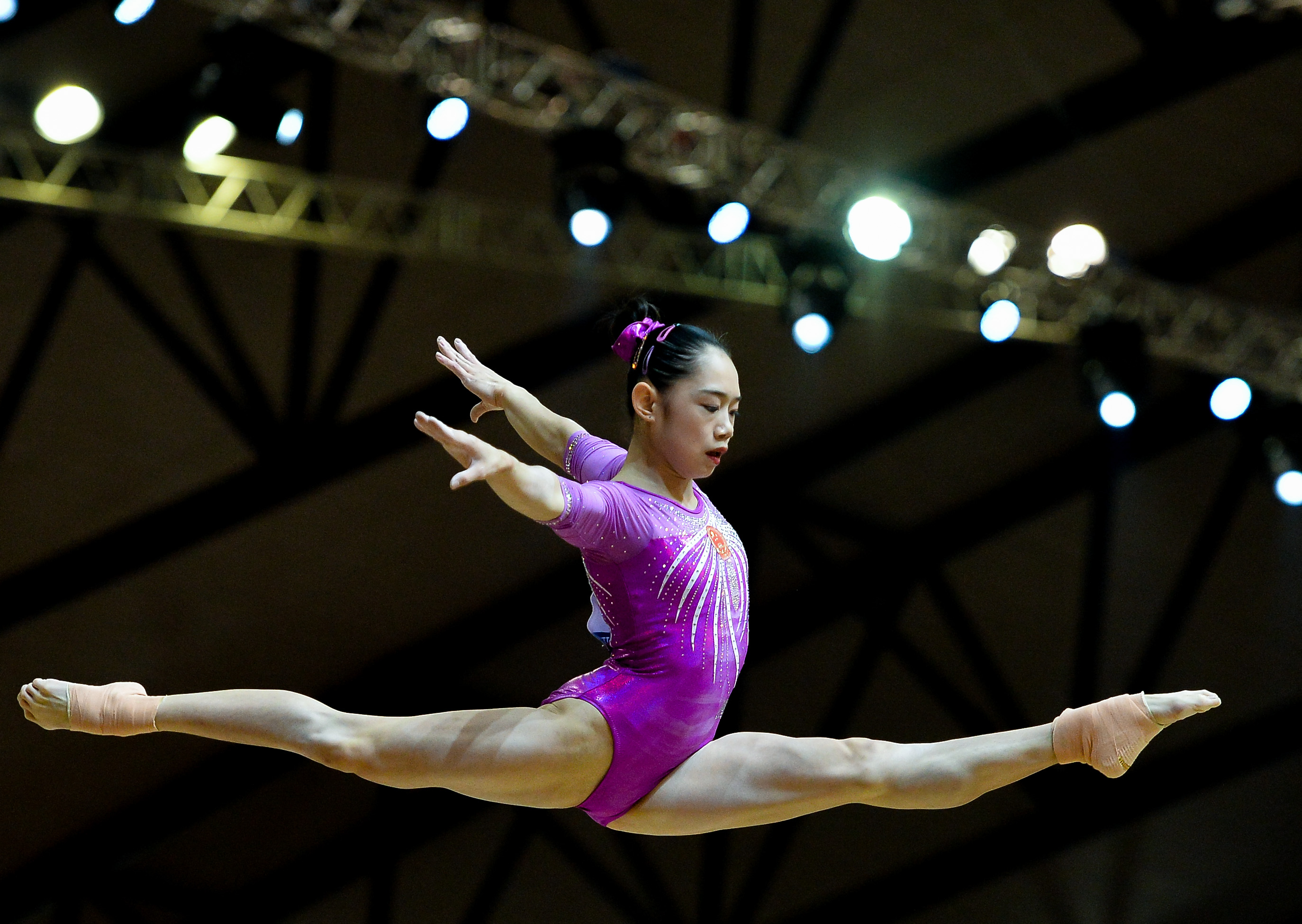 体操--世锦赛:刘婷婷女子平衡木夺冠