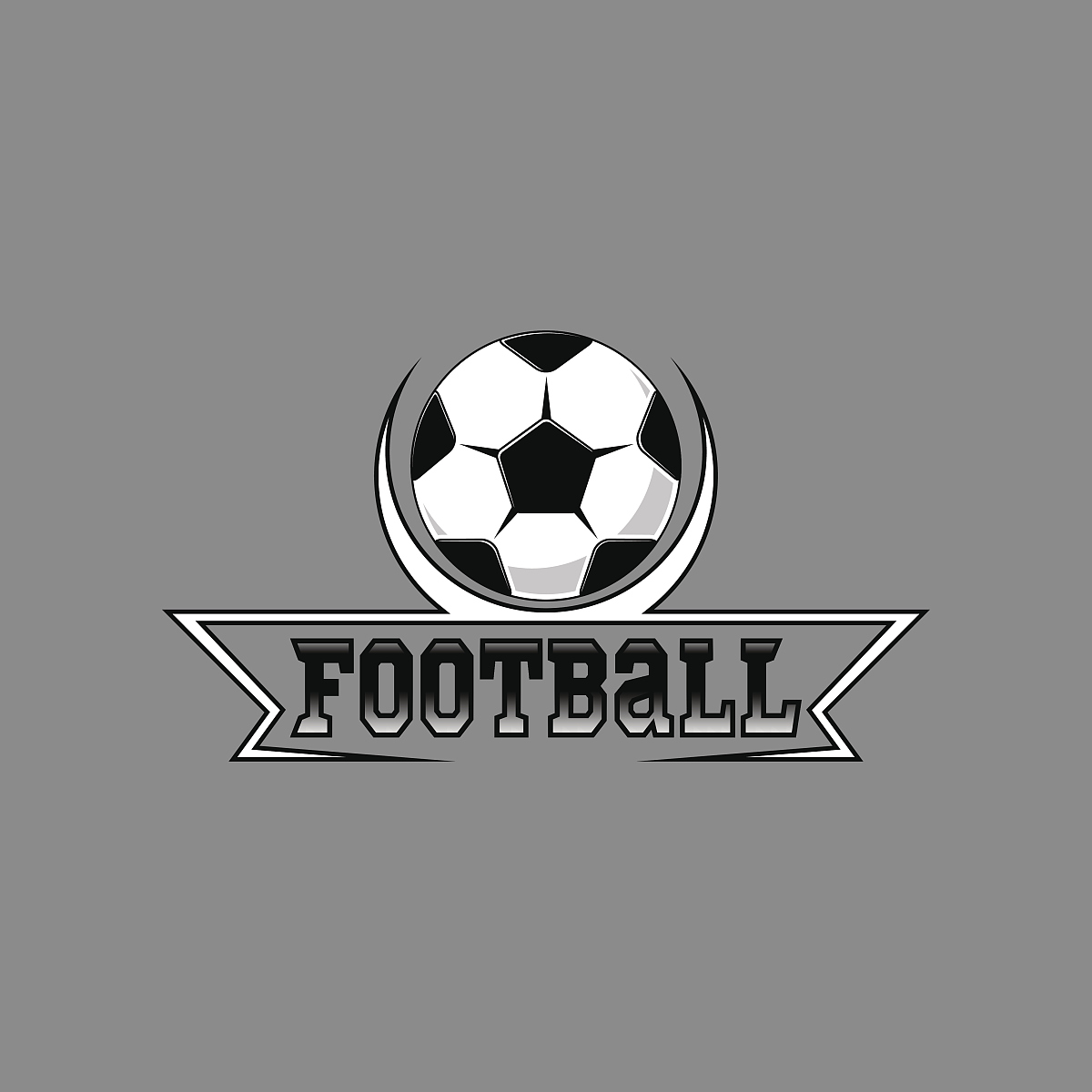 football logo for the team and the cup