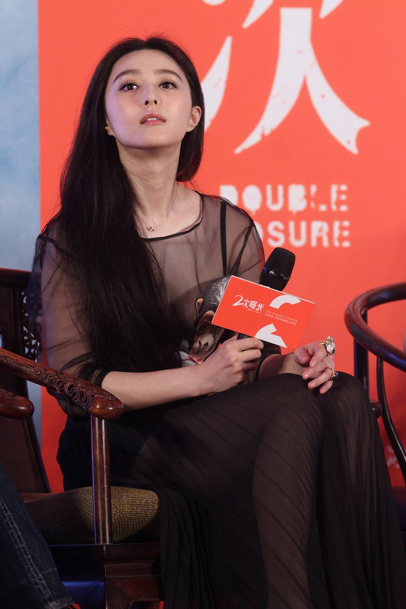 2012年07月17日,北京,电影《二次曝光》发布会.***_***范冰冰+++_+++